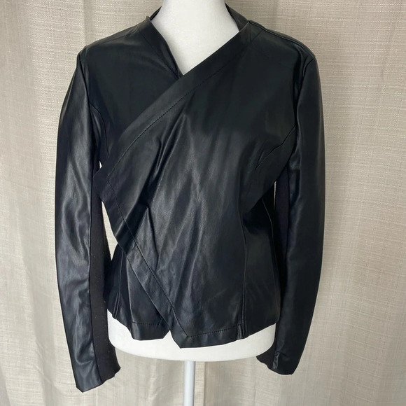 Women's LOFT Leather/Suede Moto Jacket - Sz. S - Picture 3 of 5